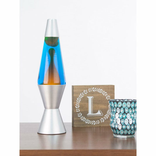 14.5” LAVA Lamp – Orange/Blue/Silver - US 1980