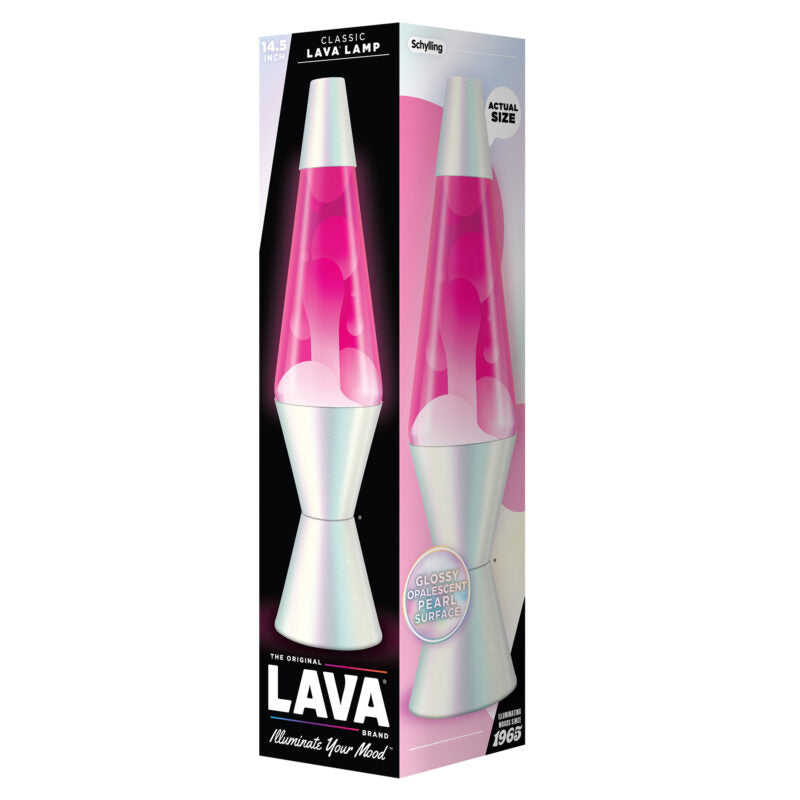 14.5″ Lava Lamp Opalescent Pearl - US 6079