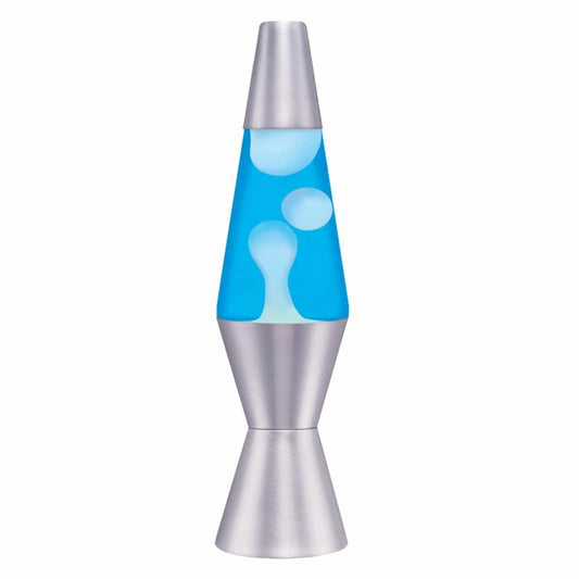 11.5″ LAVA Lamp – White/Blue/Silver - US 7009