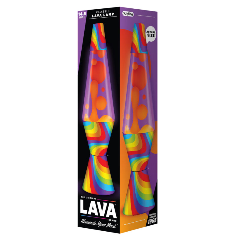 14.5″ Lava Lamp Flowing Color Bands - US 3226