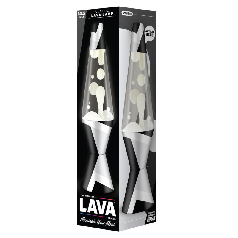 14.5″ Lava Lamp Polygonal White Tone - US 4184