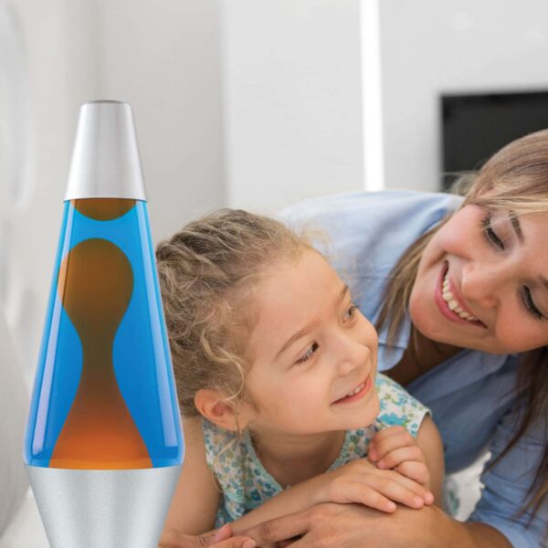 14.5” LAVA Lamp – Orange/Blue/Silver - US 1980