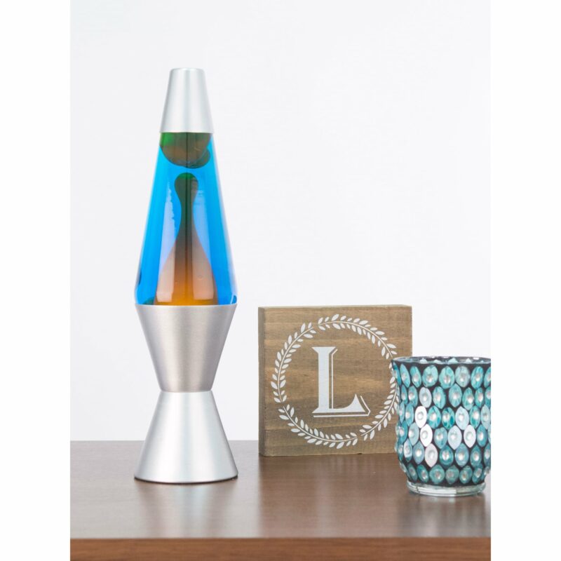 14.5” LAVA Lamp – Orange/Blue/Silver - US 1980