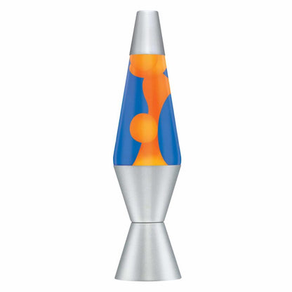 14.5” LAVA Lamp – Orange/Blue/Silver - US 1980