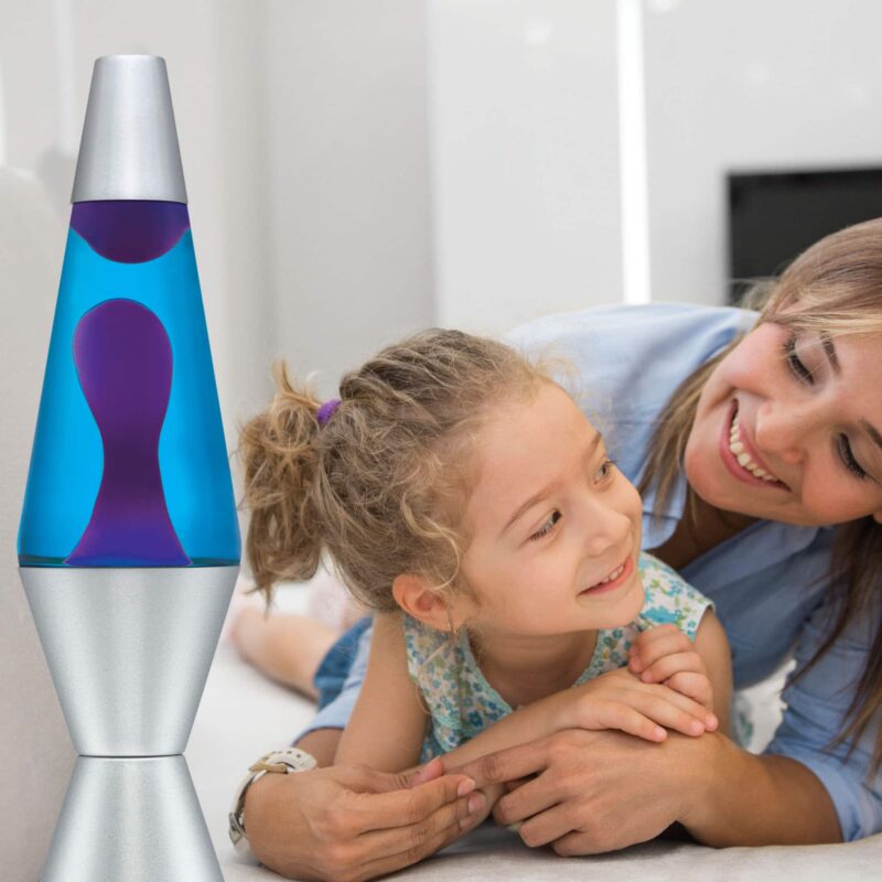 14.5″ LAVA Lamp – Purple/Blue/Silver - US 1882
