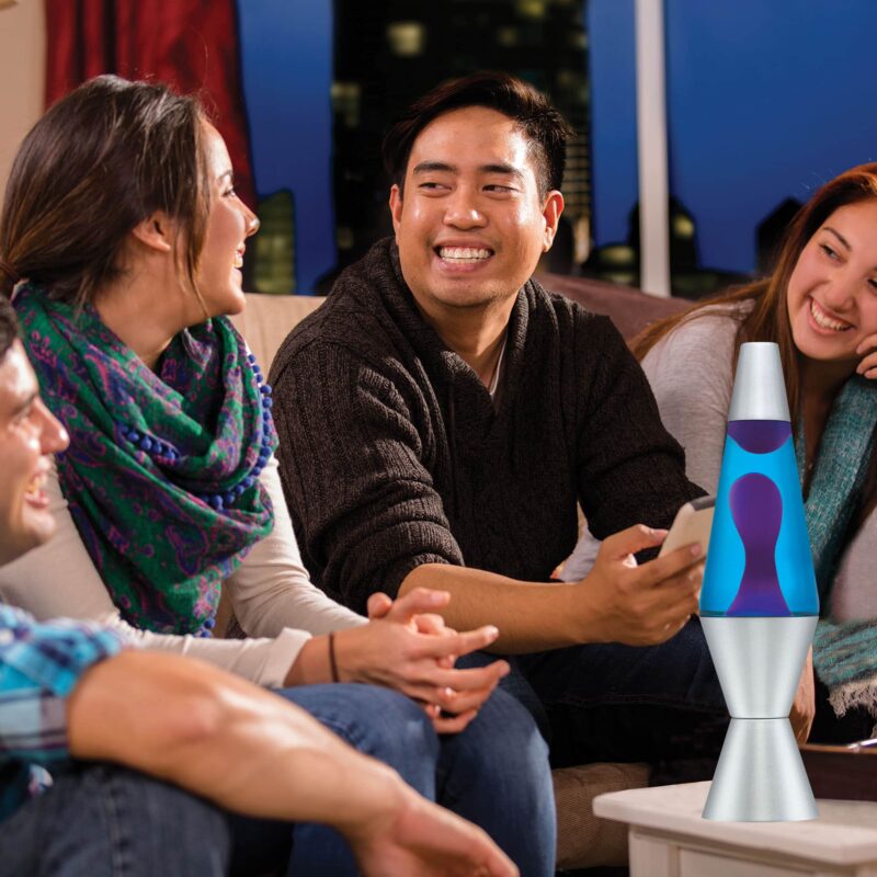 14.5″ LAVA Lamp – Purple/Blue/Silver - US 1882