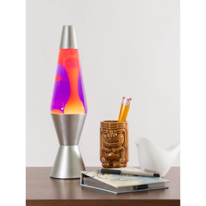 14.5” LAVA Lamp – Yellow/Purple/Silver - US 5763