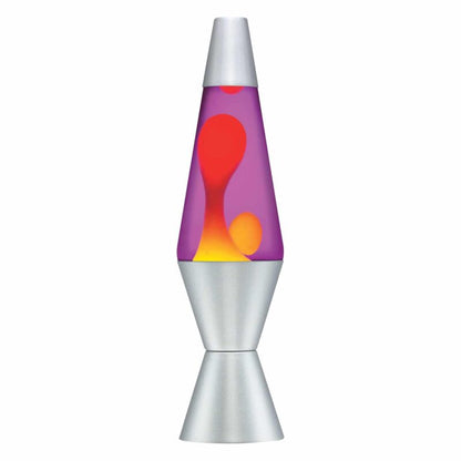 14.5” LAVA Lamp – Yellow/Purple/Silver - US 5763