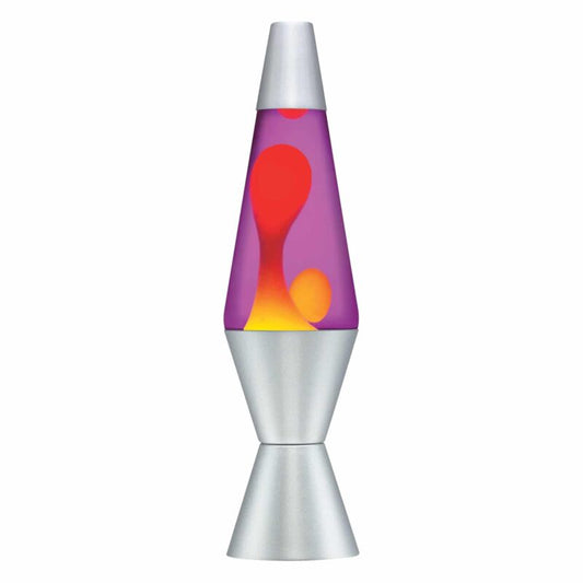 14.5” LAVA Lamp – Yellow/Purple/Silver - US 5763