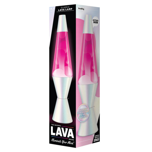 14.5″ Lava Lamp Opalescent Pearl - US 6079