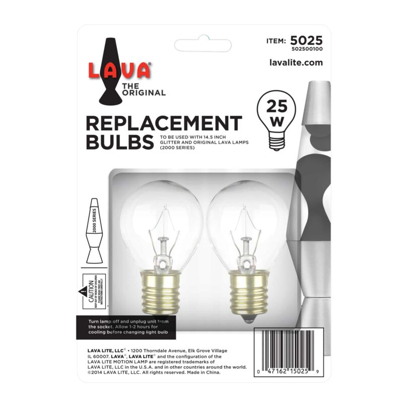 25W LAVA Lamp Light Bulb W/Tray - US 9146