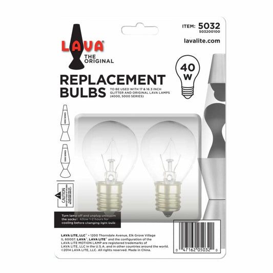 40W LAVA Lamp Light Bulb A15 - US 2568