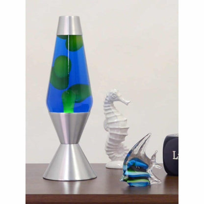 16.3″ LAVA Lamp – Yellow/Blue/Silver - US 3277