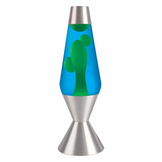 16.3″ LAVA Lamp – Yellow/Blue/Silver - US 3277