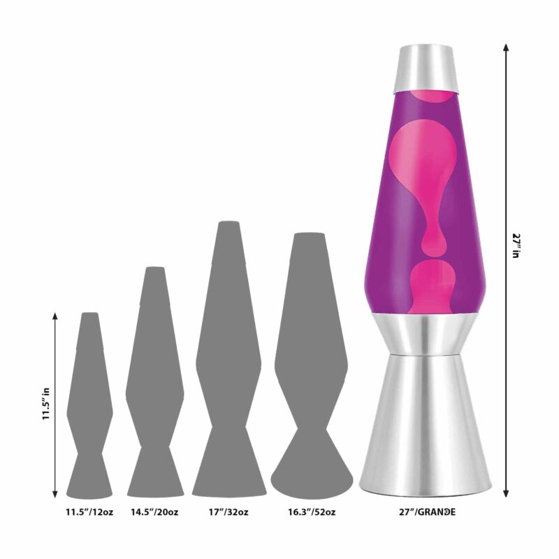 27″ LAVA Lamp Grande – Pink/Purple/Silver - US 2083