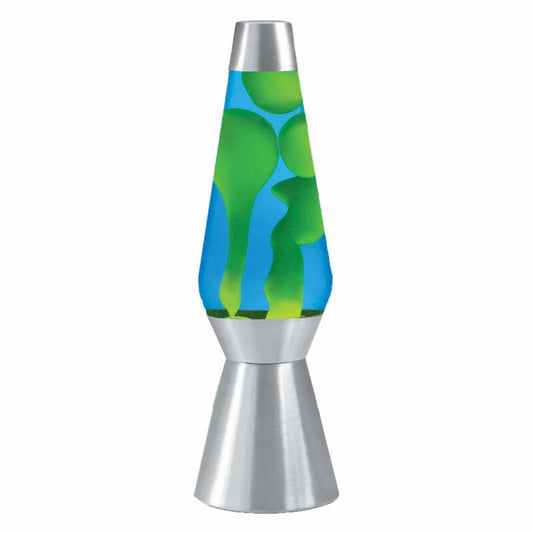 27″ LAVA Lamp Grande – Yellow/Blue/Silver - US 6984