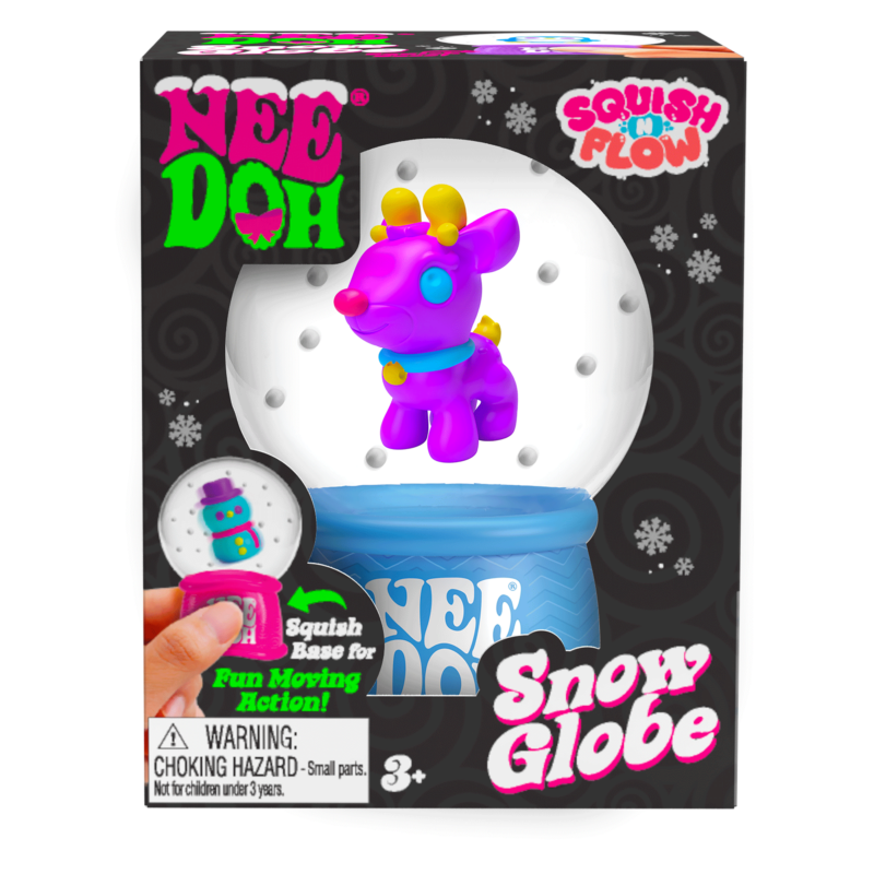 NeeDoh Squish N Flow Snow Globe - US 7507