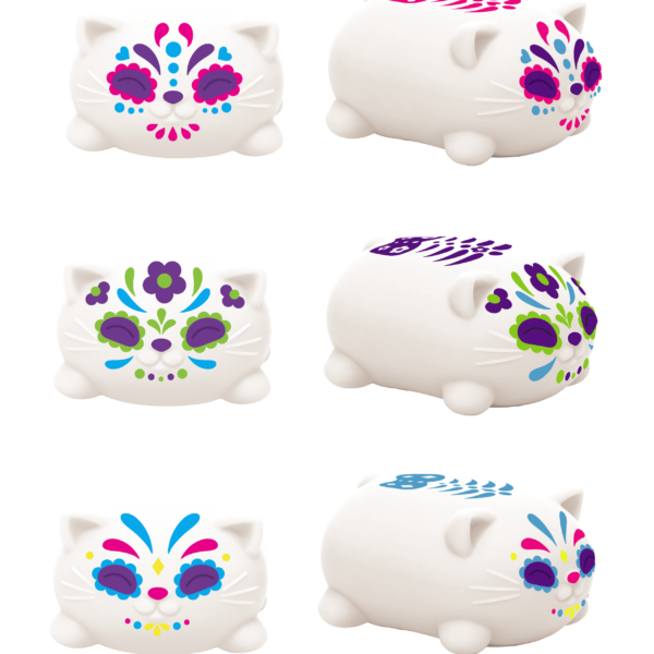 NeeDoh Sugar Skull Cats - US 4363